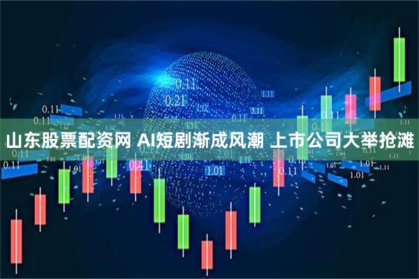 山东股票配资网 AI短剧渐成风潮 上市公司大举抢滩